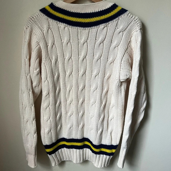 Vintage 90s Light Academia J Press Varsity Sweater - Picture 3 of 4